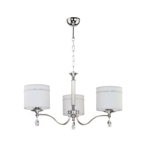 Lampa sufitowa JULIA II srebrno-biała 3xE27x15W IP20 Jupiter 1004050 Lampa sufitowa JULIA II srebrno-biała 3xE27x15W IP20 Jupiter 1004050