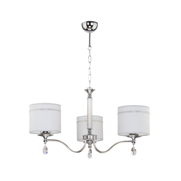 Lampa sufitowa JULIA II srebrno-biała 3xE27x15W IP20 Jupiter 1004050