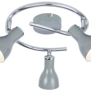 Lampa sufitowa JULIE spirala 3x40w e14 szary 800713 Lampa sufitowa JULIE spirala 3x40w e14 szary 800713