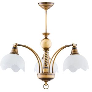 Lampa sufitowa JUPITER mosiądz 3xE27x15W IP20 Jupiter 942490