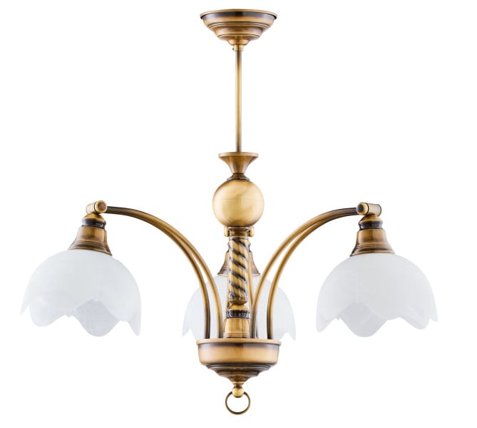 Lampa sufitowa JUPITER mosiądz 3xE27x15W IP20 Jupiter 942490