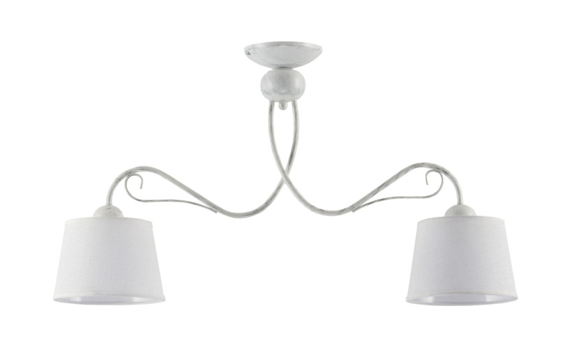 Lampa sufitowa KAMELIA biała 2xE27x15W IP20 Jupiter 942641
