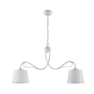 Lampa sufitowa KAMELIA biała 2xE27x15W IP20 Jupiter 1004505 Lampa sufitowa KAMELIA biała 2xE27x15W IP20 Jupiter 1004505