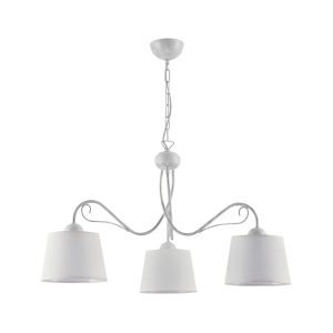 Lampa sufitowa KAMELIA biała 3xE27x15W IP20 Jupiter 1004495 Lampa sufitowa KAMELIA biała 3xE27x15W IP20 Jupiter 1004495