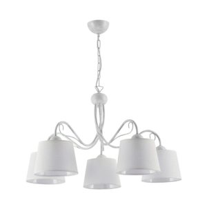 Lampa sufitowa KAMELIA biała 5xE27x15W IP20 Jupiter 1004378 Lampa sufitowa KAMELIA biała 5xE27x15W IP20 Jupiter 1004378
