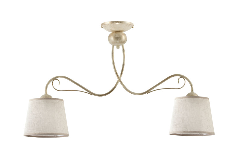 Lampa sufitowa KAMELIA ecru 2xE27x15W IP20 Jupiter 942620