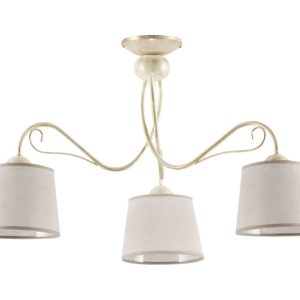 Lampa sufitowa KAMELIA ecru 3xE27x15W IP20 Jupiter 942640