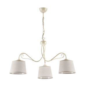 Lampa sufitowa KAMELIA ecru 3xE27x15W IP20 Jupiter 1004435 Lampa sufitowa KAMELIA ecru 3xE27x15W IP20 Jupiter 1004435
