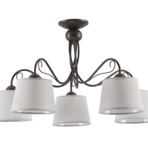Lampa sufitowa KAMELIA venge 5xE27x15W IP20 Jupiter 942646