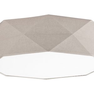 Lampa sufitowa Kantoor 4-punktowa tkaninowa beżowa 56249