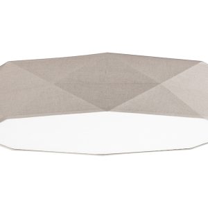 Lampa sufitowa Kantoor 6-punktowa tkaninowa beżowa 56250