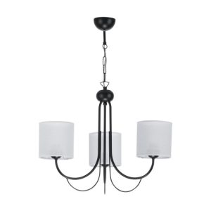 Lampa sufitowa KASKADA czarno-biała 3xE27x15W IP20 Jupiter 1004076 Lampa sufitowa KASKADA czarno-biała 3xE27x15W IP20 Jupiter 1004076
