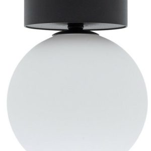 Lampa sufitowa KIER czarna-biała stal/szkło 1xG9 12x12x15,5 cm 1070088