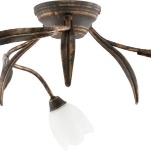 Lampa sufitowa klasyczna EDYLIT retro 3xE14 MARKOS LATTE 10-732 1047906
