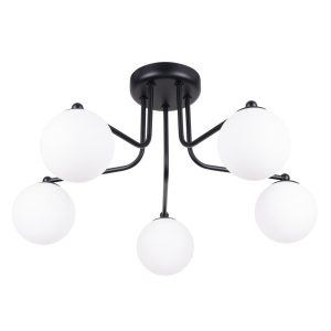 Lampa sufitowa KOSMOS czarno-biała 5xG9x8W wym:29x58x64cm IP20 Pure Lume 1020321