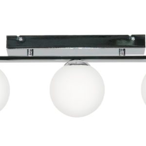 Lampa sufitowa kule białe chrom do kuchni EDYLIT 3xE14 FOREST 13-492 1048171