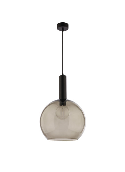 Lampa sufitowa LAF czarna dymiona 1xE27x15W IP20 Jupiter 1004404