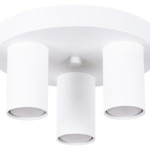 Lampa sufitowa Lagos 3-punktowa stalowa biała 439100