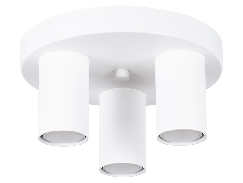 Lampa sufitowa Lagos 3-punktowa stalowa biała 439100