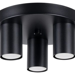 Lampa sufitowa Lagos 3-punktowa stalowa czarna 439102