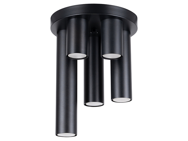 Lampa sufitowa Lagos 5-punktowa stalowa czarna 439103