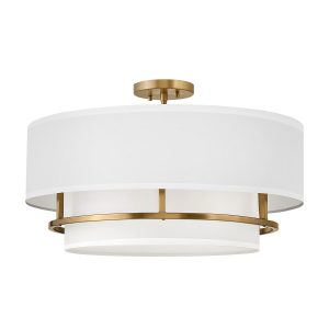 Lampa sufitowa lakierowany mosiądz Graham 4xE14x40W Hinkley 860416