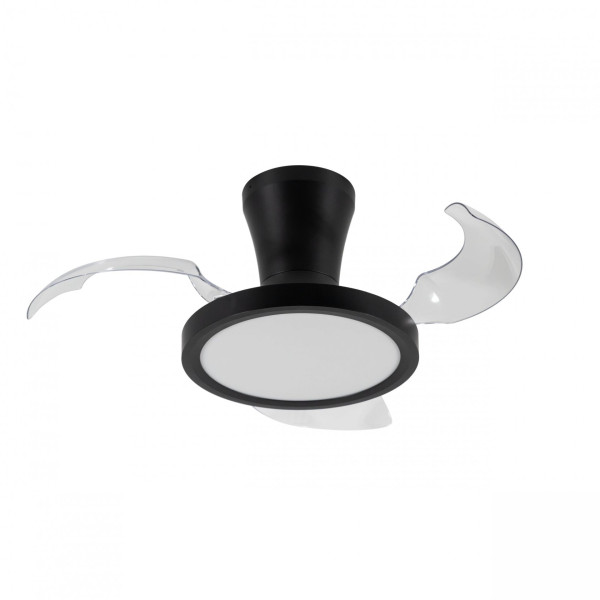 Lampa sufitowa - Lampowentylator LED 18W BREEZE BLACK TK Lighting 815917