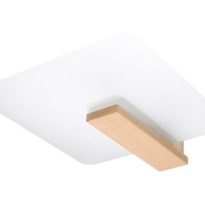 Lampa sufitowa Lappo z tworzywa sztucznego biała 72931