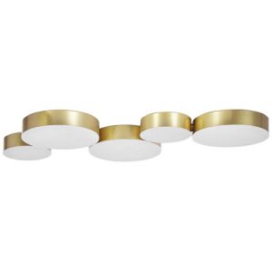 Lampa sufitowa LED 5-punktowa metalowa złota 383763 Lampa sufitowa LED 5-punktowa metalowa złota 383763