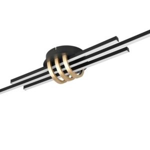 Lampa sufitowa LED Cinto 3x20W czarno-złota 1071785 Lampa sufitowa LED Cinto 3x20W czarno-złota 1071785