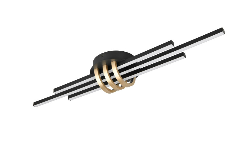 Lampa sufitowa LED Cinto 3x20W czarno-złota 1071785