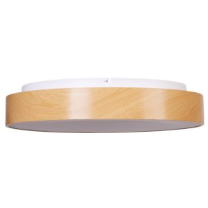 Lampa sufitowa LED plafon metalowa jasne drewno 305106 Lampa sufitowa LED plafon metalowa jasne drewno 305106