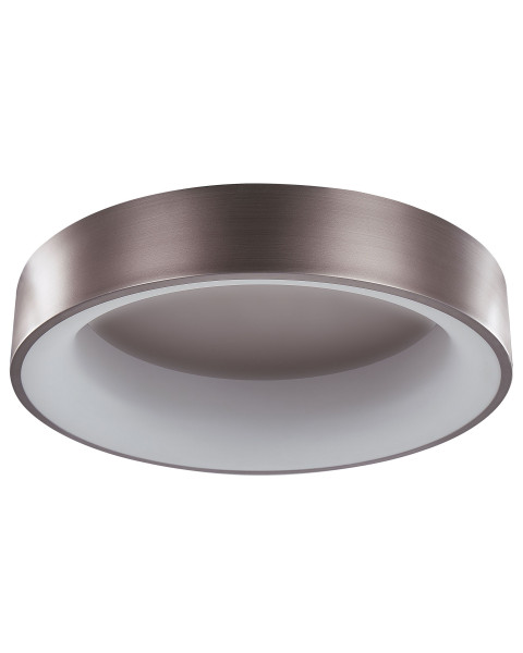 Lampa sufitowa LED plafon okrągła jasnobrązowa 61043
