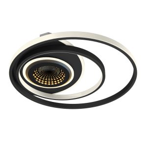 Lampa sufitowa LED plafon okrągła LL TAVEL 3D czarna 24W 1500lm 66875 1021483 Lampa sufitowa LED plafon okrągła LL TAVEL 3D czarna 24W 1500lm 66875 1021483