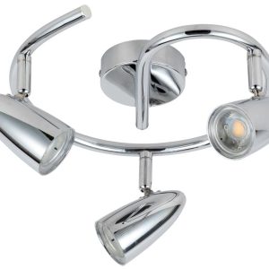 Lampa sufitowa LIBERTY chromowana LED 3x4W Ciepła biel 1050lm Candellux 925414 Lampa sufitowa LIBERTY chromowana LED 3x4W Ciepła biel 1050lm Candellux 925414