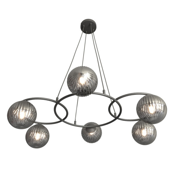 Lampa Sufitowa Libra 6 Bl Grafit 767959