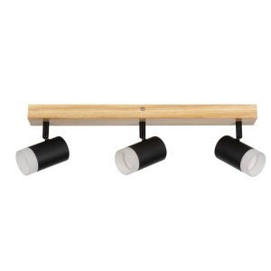 Lampa sufitowa LightLogic LL ANAN EL-3I GU10 66225 ścienna drewniana 957396 Lampa sufitowa LightLogic LL ANAN EL-3I GU10 66225 ścienna drewniana 957396