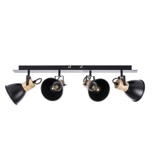 Lampa sufitowa LightLogic LL BOVI EL-4I E14 4x klosz metal spot regulacja 964560 Lampa sufitowa LightLogic LL BOVI EL-4I E14 4x klosz metal spot regulacja 964560