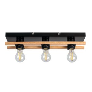 Lampa sufitowa LightLogic LL BURI 3xE27 66232 ścienna loftowa drewniana 1 958872 Lampa sufitowa LightLogic LL BURI 3xE27 66232 ścienna loftowa drewniana 1 958872
