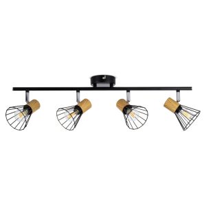Lampa sufitowa LightLogic LL COYE EL-4I E14 66212 ścienna drewniana spot 964563 Lampa sufitowa LightLogic LL COYE EL-4I E14 66212 ścienna drewniana spot 964563