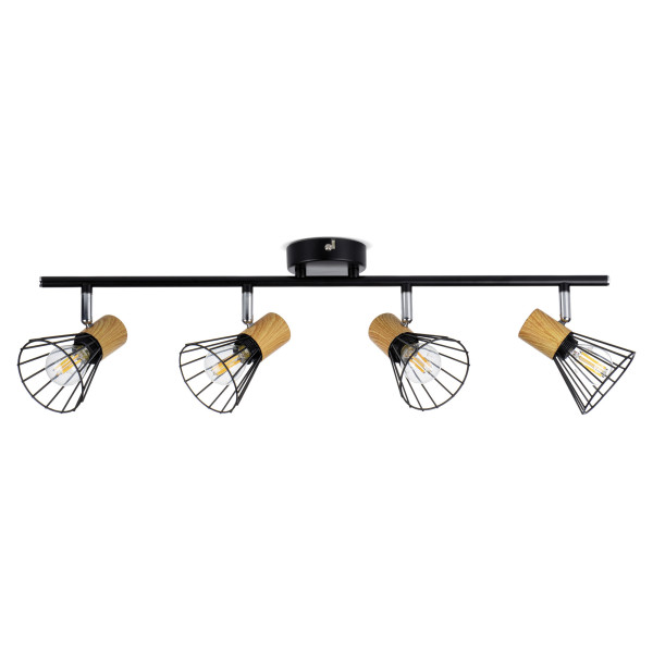Lampa sufitowa LightLogic LL COYE EL-4I E14 66212 ścienna drewniana spot 964563