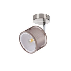Lampa sufitowa LightLogic LL ESEK EL-1O E14 66177 regulacja tkanina nikiel 957399