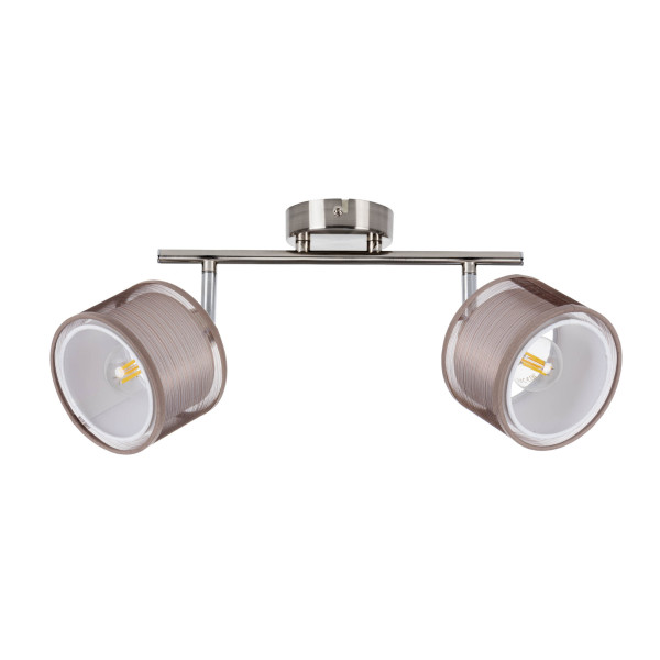 Lampa sufitowa LightLogic LL ESEK EL-2I E14 66178 regulowana tkanina spot 957398