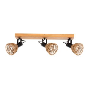 Lampa sufitowa LightLogic LL GORTA EL-3 66435 spot boho pleciony papier 1 958870