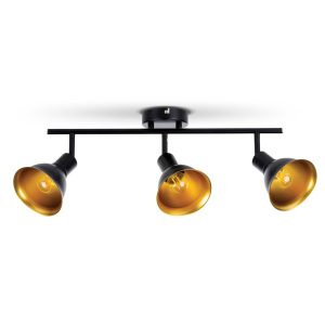 Lampa sufitowa LightLogic LL KOFE EL-3I E14 66216 ścienna spot czarna 964558