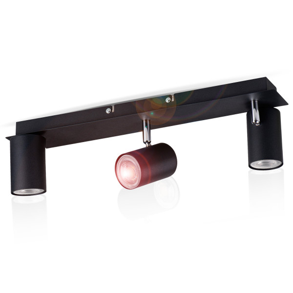 Lampa sufitowa LightLogic LL OSLO EL-3I B-SR 30550 potrójna spot oprawa 958727