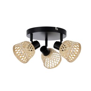 Lampa sufitowa LightLogic LL OTAR EL-3O E14 66196 potrójna bambus 962970