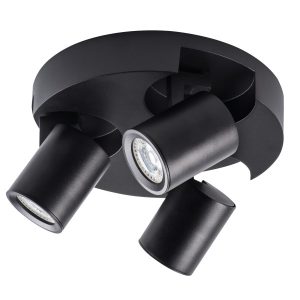 Lampa sufitowa LightLogic LL PORI EL-3O B 30557 spot okrągła potrójna 964410 Lampa sufitowa LightLogic LL PORI EL-3O B 30557 spot okrągła potrójna 964410