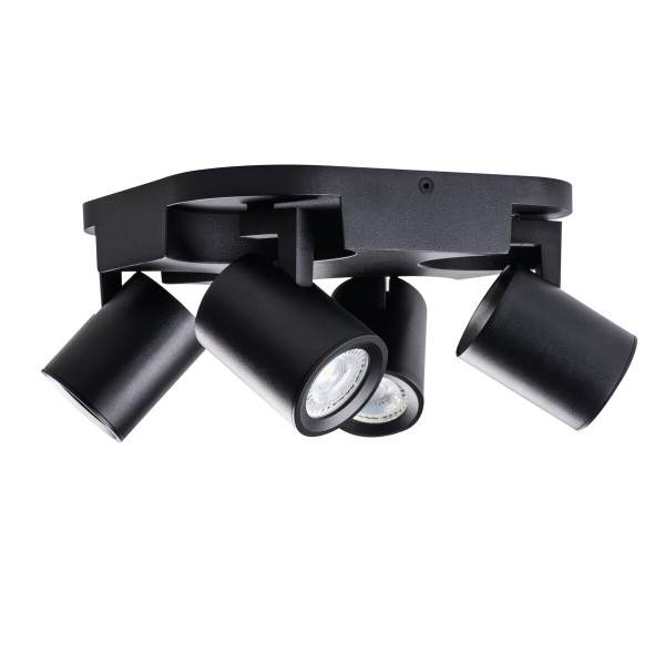 Lampa sufitowa LightLogic LL PORI EL-4O B 30559 spot poczwórna regulacja 957425