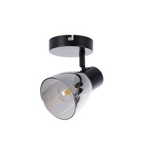 Lampa sufitowa LightLogic LL UDON EL-1O E14 66200 szkło dymione regulacja 964554 Lampa sufitowa LightLogic LL UDON EL-1O E14 66200 szkło dymione regulacja 964554